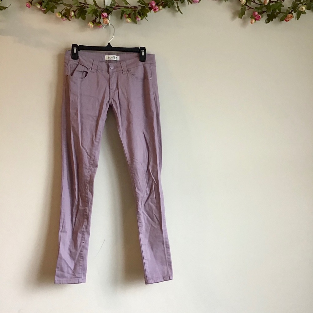 Jalate light purple lavender skinny jeans sz 3 - Picture 2 of 6